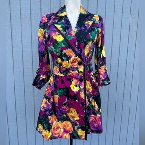Pretty Floral Fitted Dress